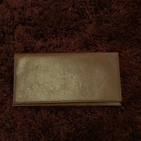 Handbags - Never used leather wallet/check book holder.